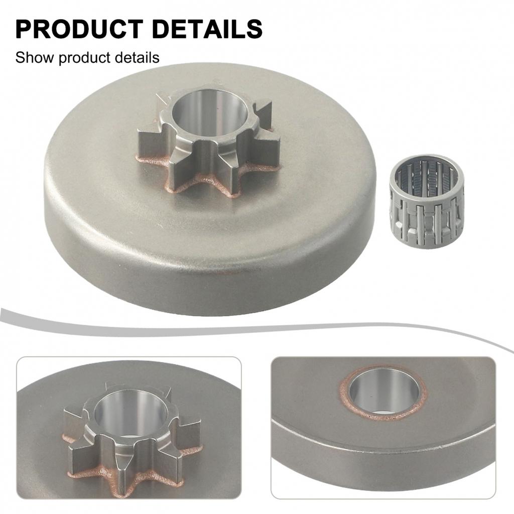 7T Крышка сцепления Барабан Звездочка цепи Для 340 С игольчатым роликовым подшипником