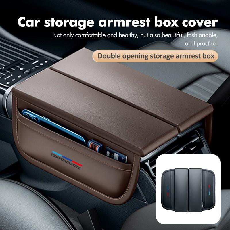 AAAQV1 Car Armrest Box Cover Armrest Protection Case Car Accessories For BMW 1 2 3 5 7 Series X1 X2 X3 X4 X5 X6 G20 G30 G11 G12