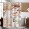 Bathroom Thickened Waterproof Curtain Mildew Proof Shower Curtain Shower Partition Curtain Shower Curtain Bathroom Curtain Free Perforation