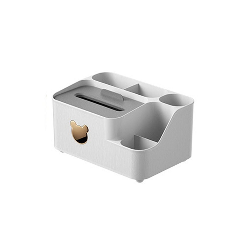 Пластиковая коробка для салфеток с несколькими отделениями, органайзер для декоративных салфеток для спальни