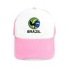 Men Women Football Brazil Team Snapback Cap 2018 Brazil Fan Soccer Sports Cap Yellow Green Brazil National Parrot Flag Hat YY456