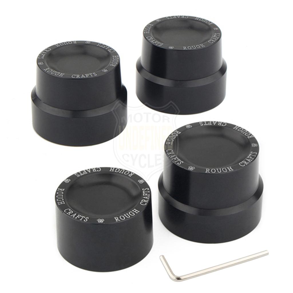 Motorcycle Aluminum Front Rear Axle Nut Cover For Harley Touring Road Glide Sportster Iron 883 Dyna Low Rider Softail Street Bob