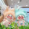 Cute Missing Tooth Cotton Doll Keychain - Creative Plush Toy & Backpack Decoration