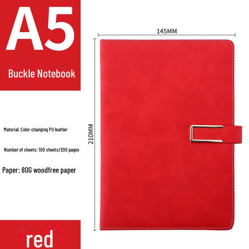 Креативный блокнот формата A5/B5 с U-образной пряжкой в проволочном переплете — настраиваемый логотип, идеально подходит для офисных встреч и студентов