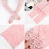 1 Pair Women UV Protection Lace Arm Sleeve Mittens Ice Arm Cuffs Fingerless Driving Gloves Arm Cover
