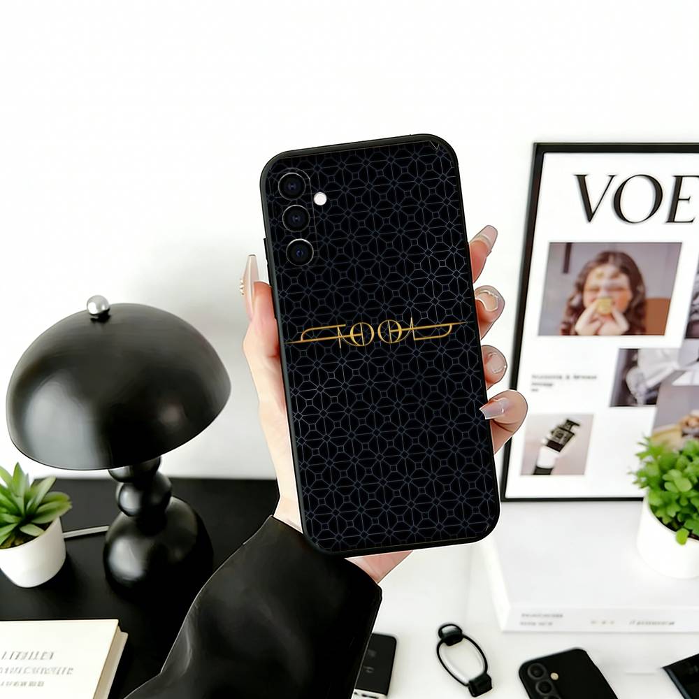 Music T-Tool B-Band R-Rock Phone Case Black Silicone Soft For Samsung Galaxy A73,A72,A71,A70,A53,A52,A51