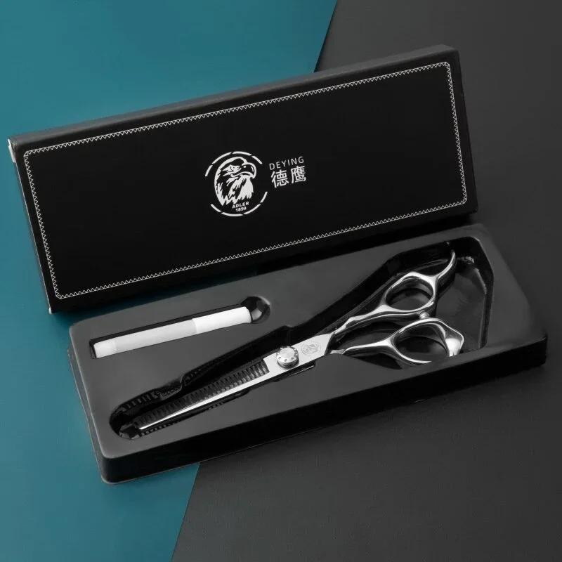 Нержавеющая сталь Германия парикмахерские ножницы 6.0 дюймов регулируемые парикмахерские ножницы для стрижки волос филировочные ножницы профессиональный инструмент для укладки волос в салоне