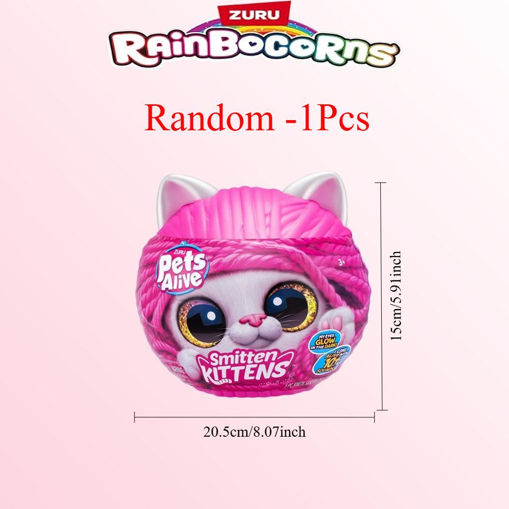 ZURU Rainbocorns Plush Toy Surprise Egg Blind Box Puppycorn Bunny Collectible Doll for Gift Fairycorn Pets Alive2