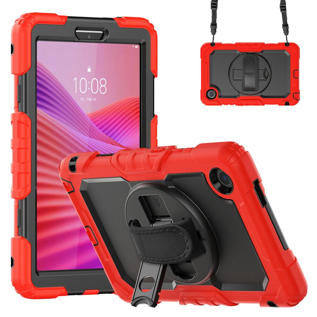 Чехол для Lenovo Tab K9 TB305FU PC+Силиконовая накладка для планшета с ПЭТ-пленкой и плечевым ремнем