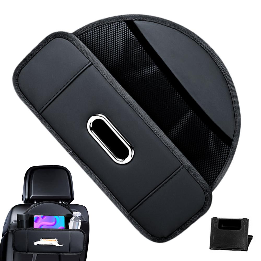 Автомобильные органайзеры для спинок сидений, подголовники для хранения вещей с держателем для мобильного телефона, коробка для салфеток, ящик для хранения зонтов на заднем сиденье автомобиля