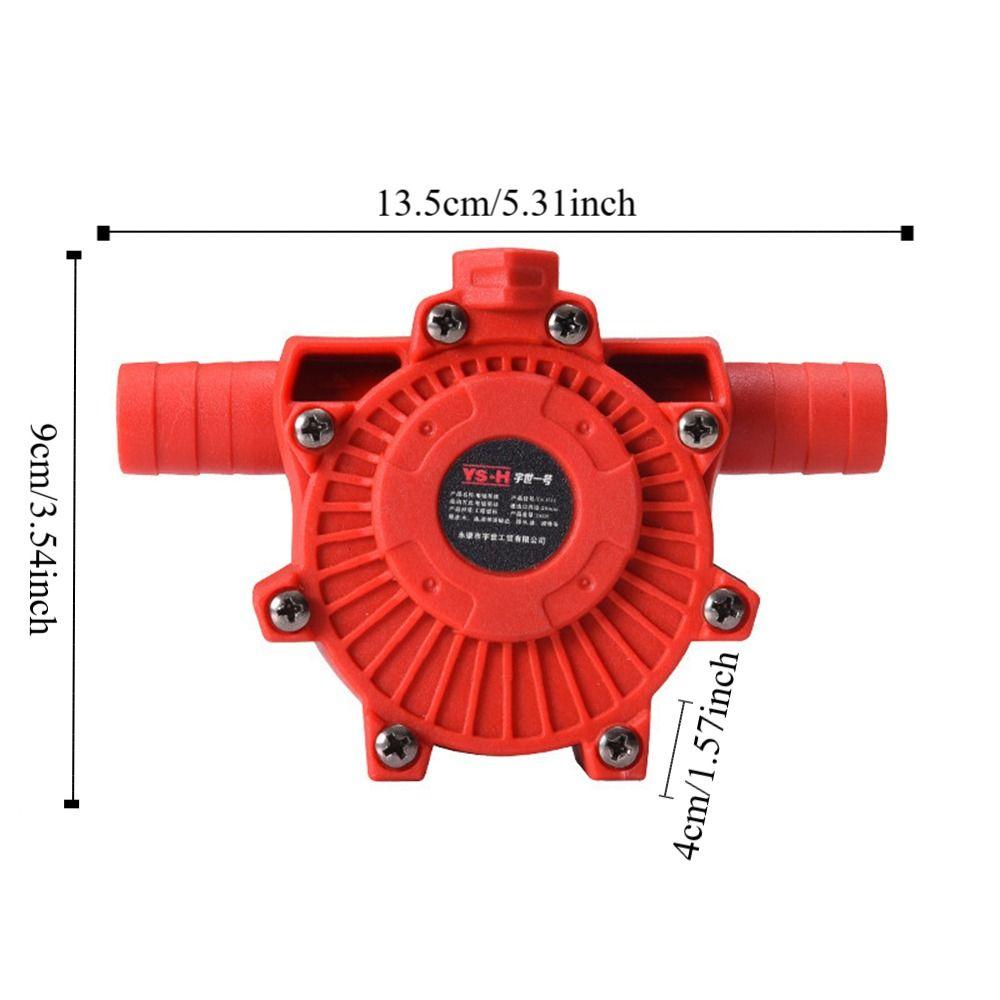 Round Shank Electric Drill Drive Pump Small Household Water Pump  Garden