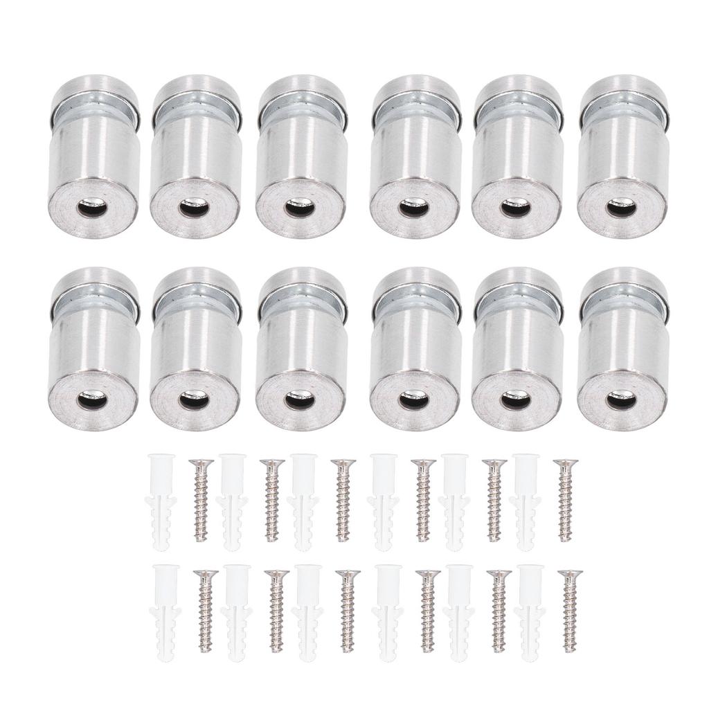12 шт. Винты-стойки из нержавеющей стали, крепеж для настенной вывески, рекламная фурнитура, гвоздь для акрила 16x20 мм