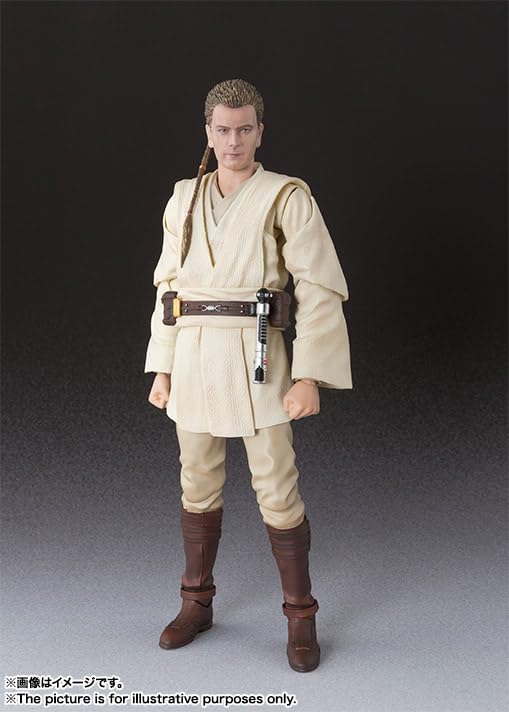 TAMASHII NATIONS STAR The Phantom Menace Kenobi 155mm Painted Movable Figure S.H.Figuarts WARS Obi-Wan (Episode I) (Resale Version) Approx. PVC&ABS