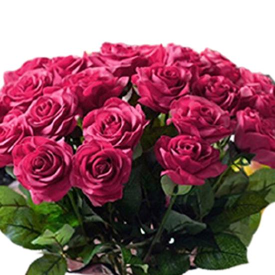 10 шт. искусственные латексные розы цветы Свадебная вечеринка офисный стол букет домашний декор