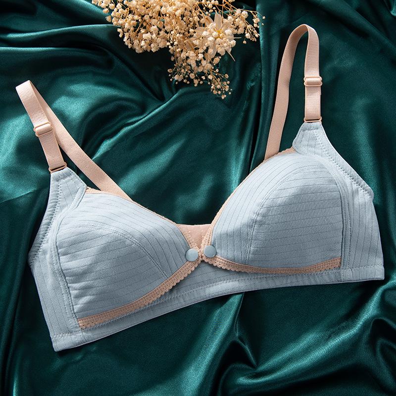 Беспроводной бюстгальтер для кормления большого размера - Застежка спереди, Дышащий, Предотвращающий провисание, Поддерживающий