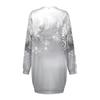 Long Sleeve Dress For Women Casual Christmas Printed Pullover Hip Pack Dress Sweater Dress Autumn