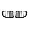 Для BMW E81 E87 E82 E88 128I 130I 135I автомобильный передний бампер Решетка для почек Гоночные грили Решетки Глянцевый черный Гриль с двумя планками 07-11