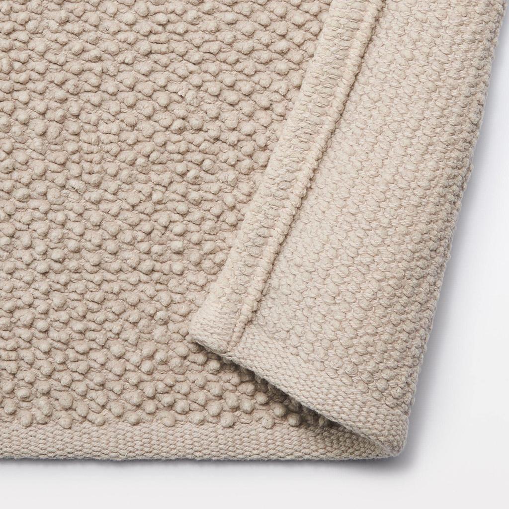 Коврик для ванной MUJI Chenille 84236273, Бежевый, Средний,