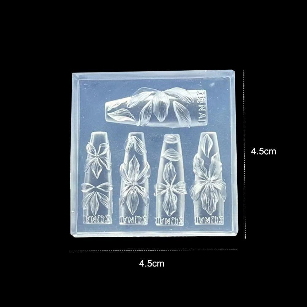 DIY Nailart Mold Silicone Petal Nail Design Resin Molds Creative 3D Flowers Nail Mold Nail Tools