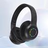 Светящаяся беспроводная Bluetooth-повязка на голову с градиентом и макаруновыми наушниками – Хит продаж с мощным басом