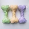 Граненый Костяной Игрушечный Пес Резиновая Игрушка-Жевалка для Собак Очищающая Зубы Костяная Игрушка для Собак для Агрессивных Грызунов Щенячьи Зубы Интерактивная Игра Апорт