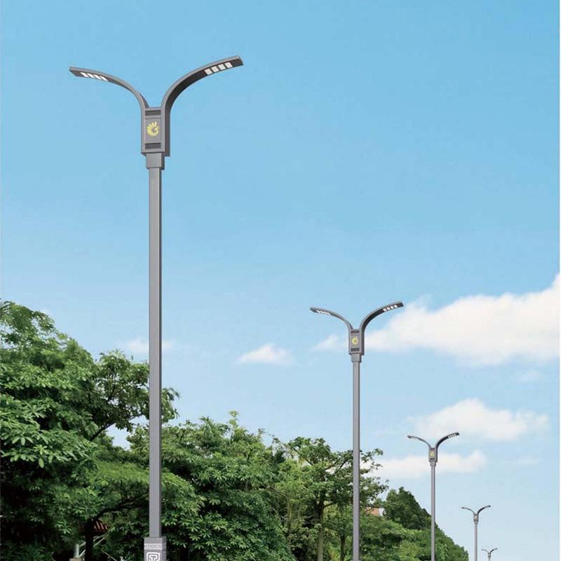 Светодиодный уличный светильник с двумя кронштейнами для городских и сельских дорог