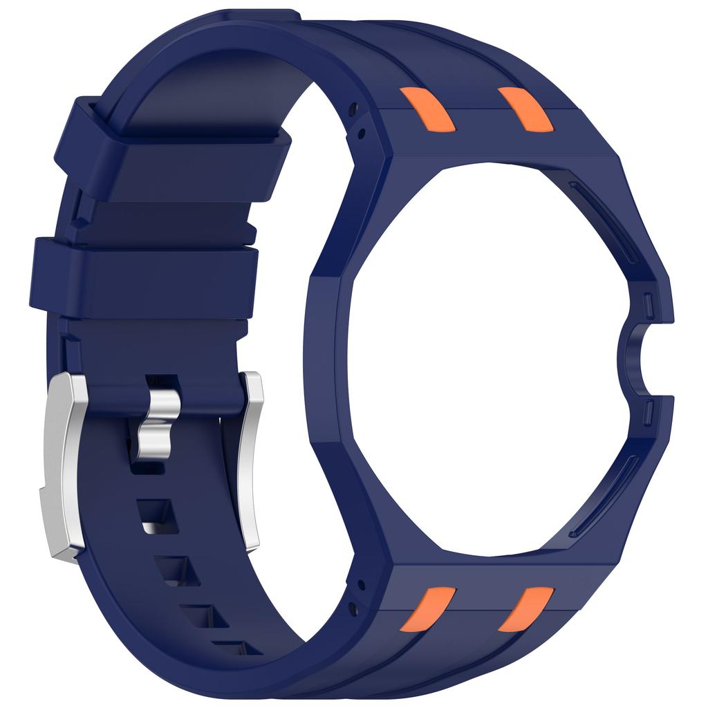 Корпус + Силиконовый Ремешок Для Swatch x AP Royal Pop Карманный Набор для Модификации Сменный на 2 в 1 Интегрированный Браслет Наручные Часы