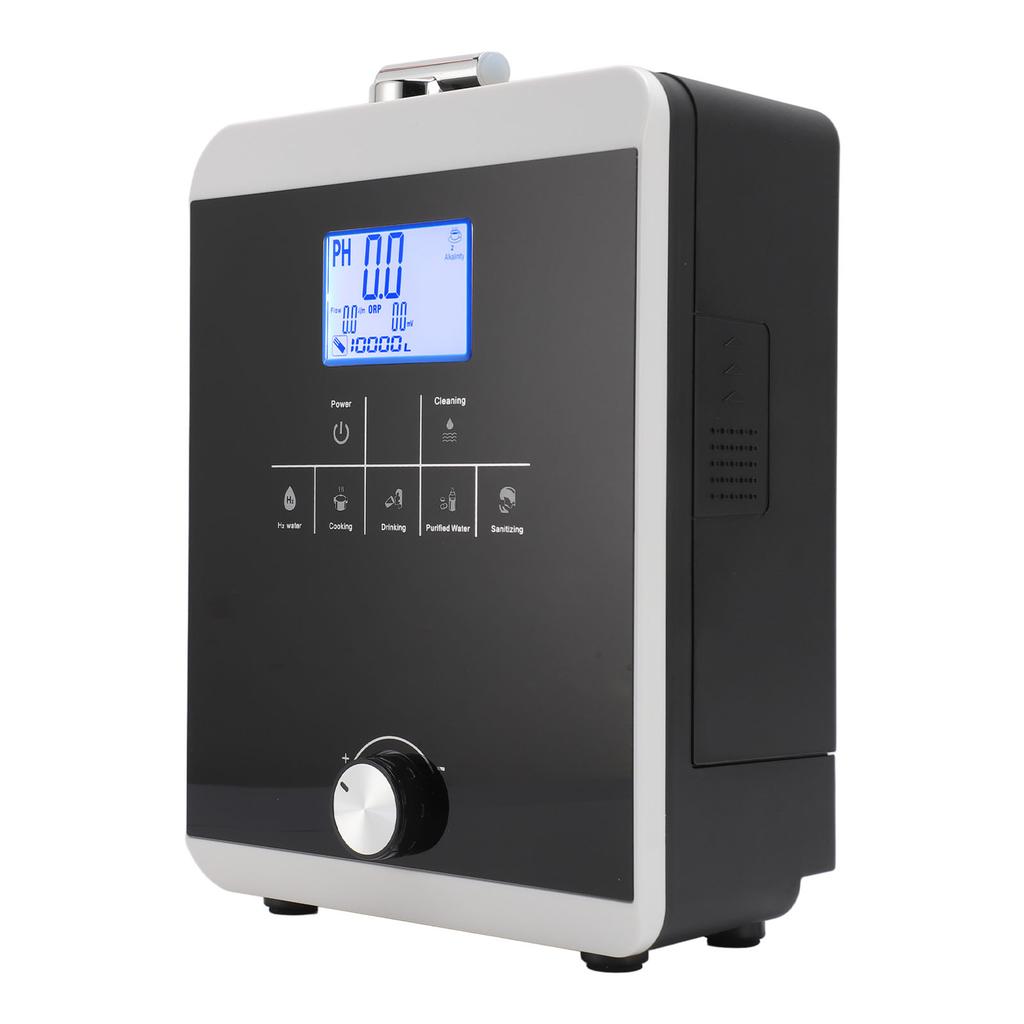 Alkaline Water Ionizer Machine 5 Settings 3.8 Inch Color LCD Display Hydrogen Rich Generator Wall