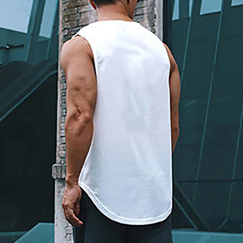 Muscleguys Летняя мужская спортивная одежда, быстросохнущая майка для фитнеса, футболки без рукавов с мышцами, модные повседневные топы
