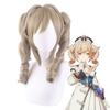 Anime 35cm Barbara Cosplay Wig Genshin Impact Cosplay Bunches Heat Resistant Hair Wigs