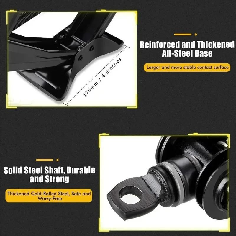 0.8T/1T/2T Car Jack Labor-saving Wrench Tire Replacement Jack Car Maintenance Tool Scissor Lift Automobile Tire Jack Repair Tool