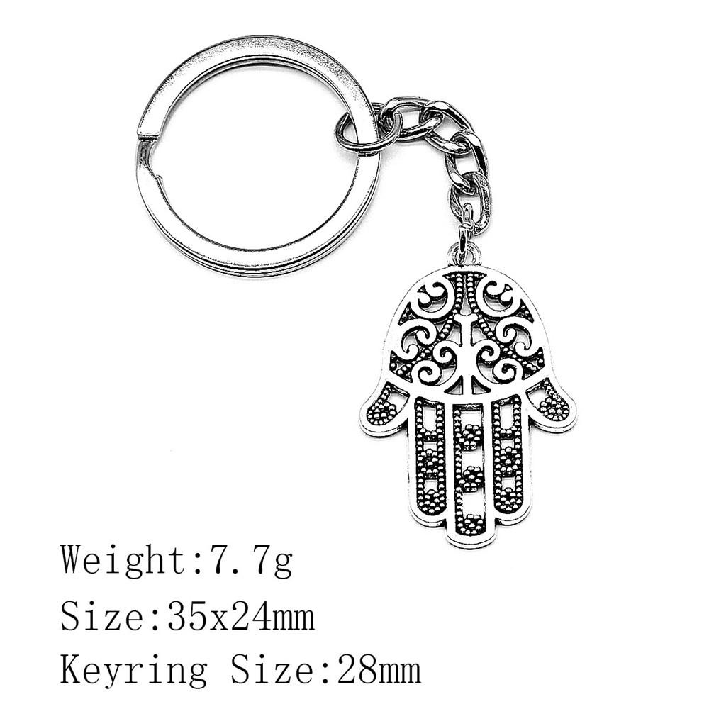 Брелок для ключей в виде сумки «Обратно в школу» с изображением руки Хамсы и глаза Гора, украшения для дома, крутой брелок