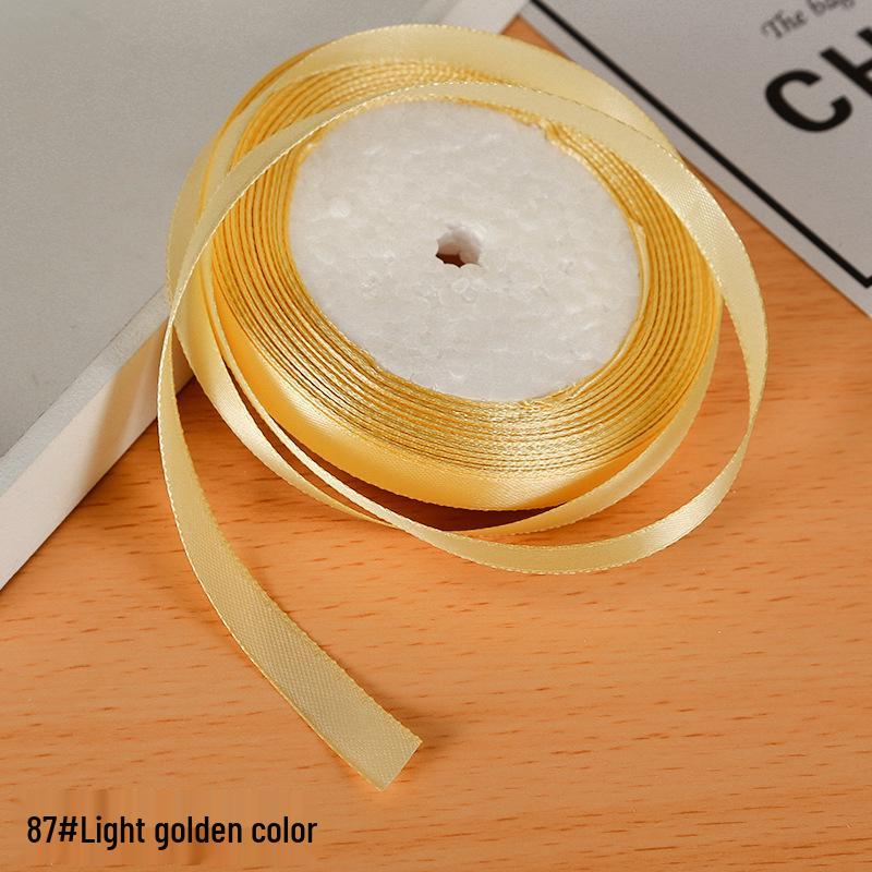 1 см атласная лента для украшения подарочной коробки и бантов, специальная для трансграничной торговли
