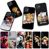 Чехол для телефона Luffy Roronoa Zoro One Pieces Sanji для Apple iPhone 16 15 14 Plus 13 12 Mini 17 Pro Max + ProMax 16E Air Case