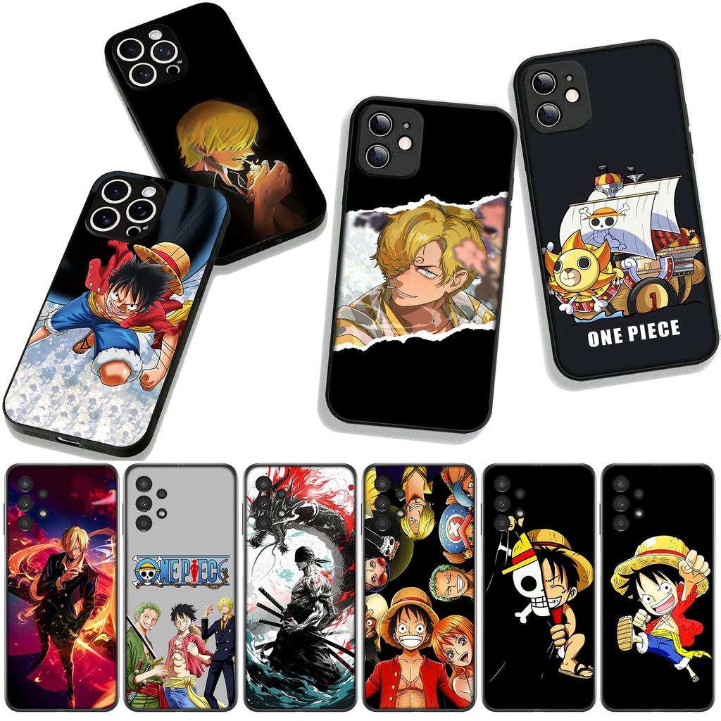 Чехол для телефона Luffy Roronoa Zoro One Pieces Sanji для Apple iPhone 16 15 14 Plus 13 12 Mini 17 Pro Max + ProMax 16E Air Case