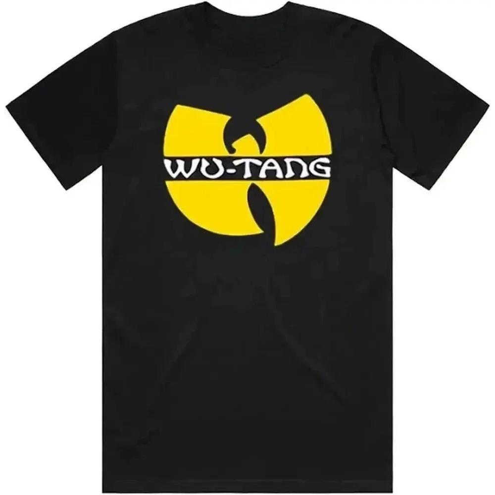 Wu-Tang Clan Ретро 3D Глобус Логотип Графика Унисекс Тяжелый Хлопок Оверсайз Хип-Хоп Уличная Одежда Футболка