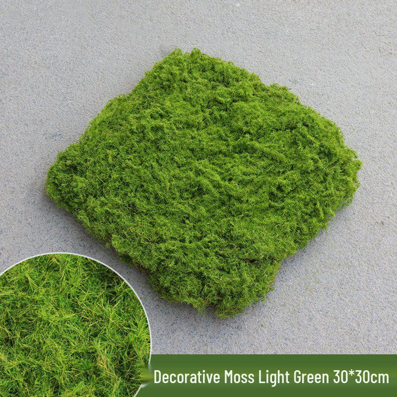 Bionic Artificial Moss Turf Micro Landscape Ornaments for Bonsai and Potted Plant Landscaping