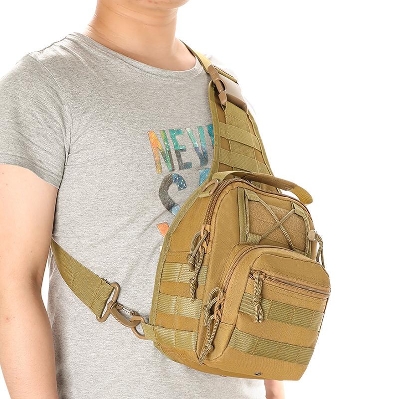 Tactical Shoulder Bag Nylon High Quality Bag Compact for Outdoor Sports Camping Hunting Adventure Single Shoulder Chest Backpack
