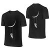 Moon Swing Versatile Reversible Tshirt Niche Personality Clean Surface Unisexs Tshirts