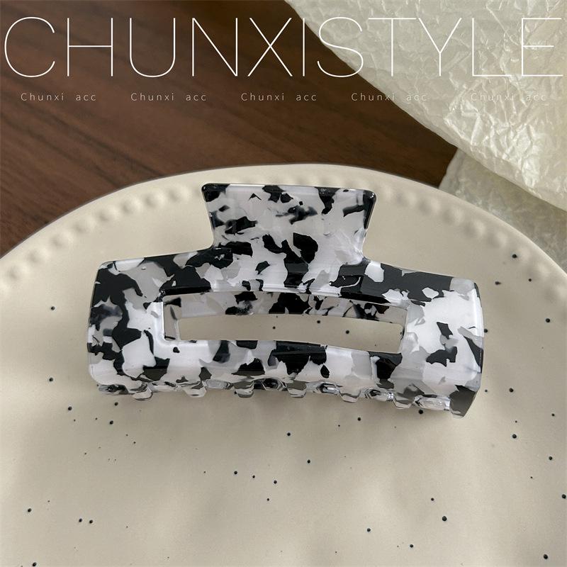 Large French Retro Mermaid Color Hairpin Shark Clip