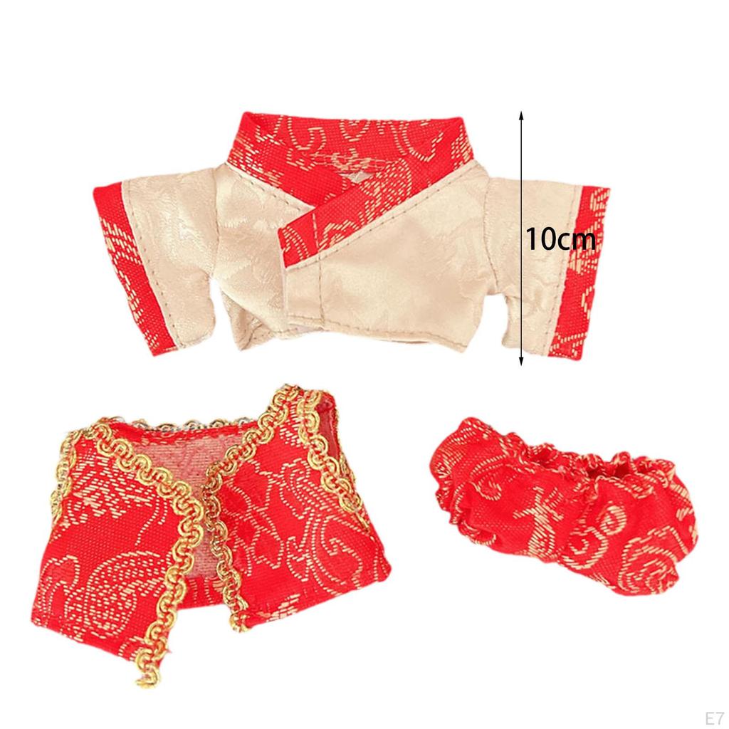 17 см плюшевые куклы, одежда, костюмы, реквизит для фото, мягкие, мягкие игрушки, стильные, милые «сделай сам»