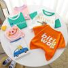 Children's Short-sleeved T-shirt Summer Cotton New Boys Korean Version of Girls Boys Clothes Half-sleeved Baby Top Children's Clothing