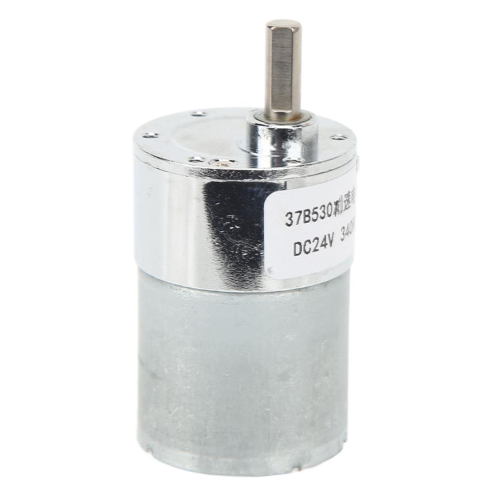 340RPM Worm DC Gear Motor High Torsion Adjustable Speed Brass Coil Micro Speed Reduction Geared