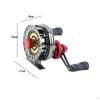 Рыболовная катушка, компактное подарочное оборудование с удобной ручкой для морской воды