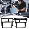 Dust Blocking Panel 9 Inch Car Radio Fascia Frame for Toyota Vios 2008, Navigation Center Console Cover Frame, Stereo Install Bezel Trim, Replacement