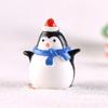 4Pcs Mini Resin Penguin Christmas Penguin Home Garden Decoration Miniature World Landscape Bonsai Ornament Decor Accessories