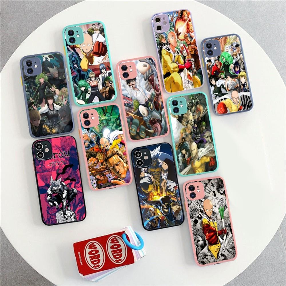 Чехол для телефона One Punch Man Для iPhone 14 11 12 13 Mini Pro Max 8 7 Plus X XR XS MAX Полупрозрачная Матовая Крышка