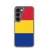 Coque Téléphone - Samsung - Galaxy S23 Plus - Drapeau Roumanie - Souple - Multicolore