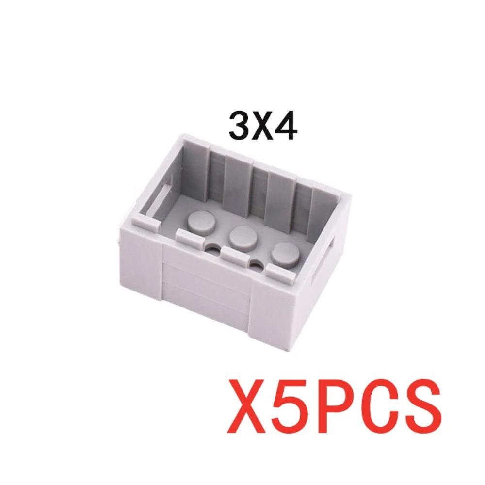 City Building Blocks Accessories Figures Cash Dollar Bills Gold Silver Coins Brick Treasure Chest Ore DIY Gift Toy X015 Safe Box