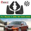 Комплект автомобильных брызговиков для Mazda 3 (BK) Хэтч Хэтчбек 2004-2008 2011- Подкрылки Брызговики Крыло 2005 2006 2007